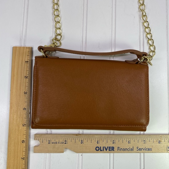 Giani Bernini brown wallet crossbody bag - Picture 6 of 8